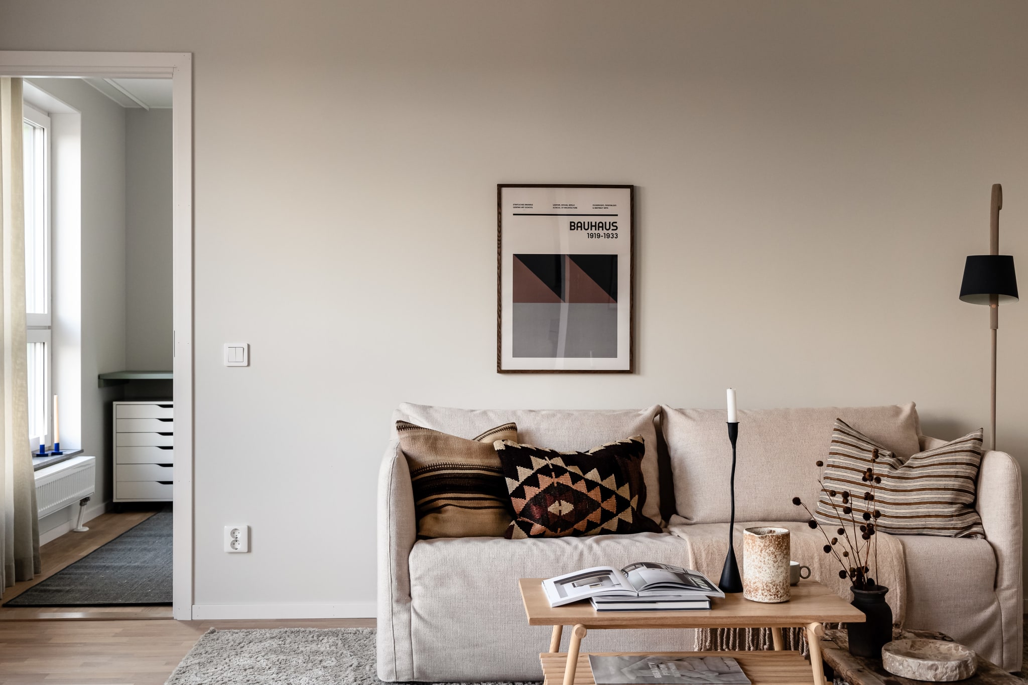 Vardagsrum i stilen Nordan