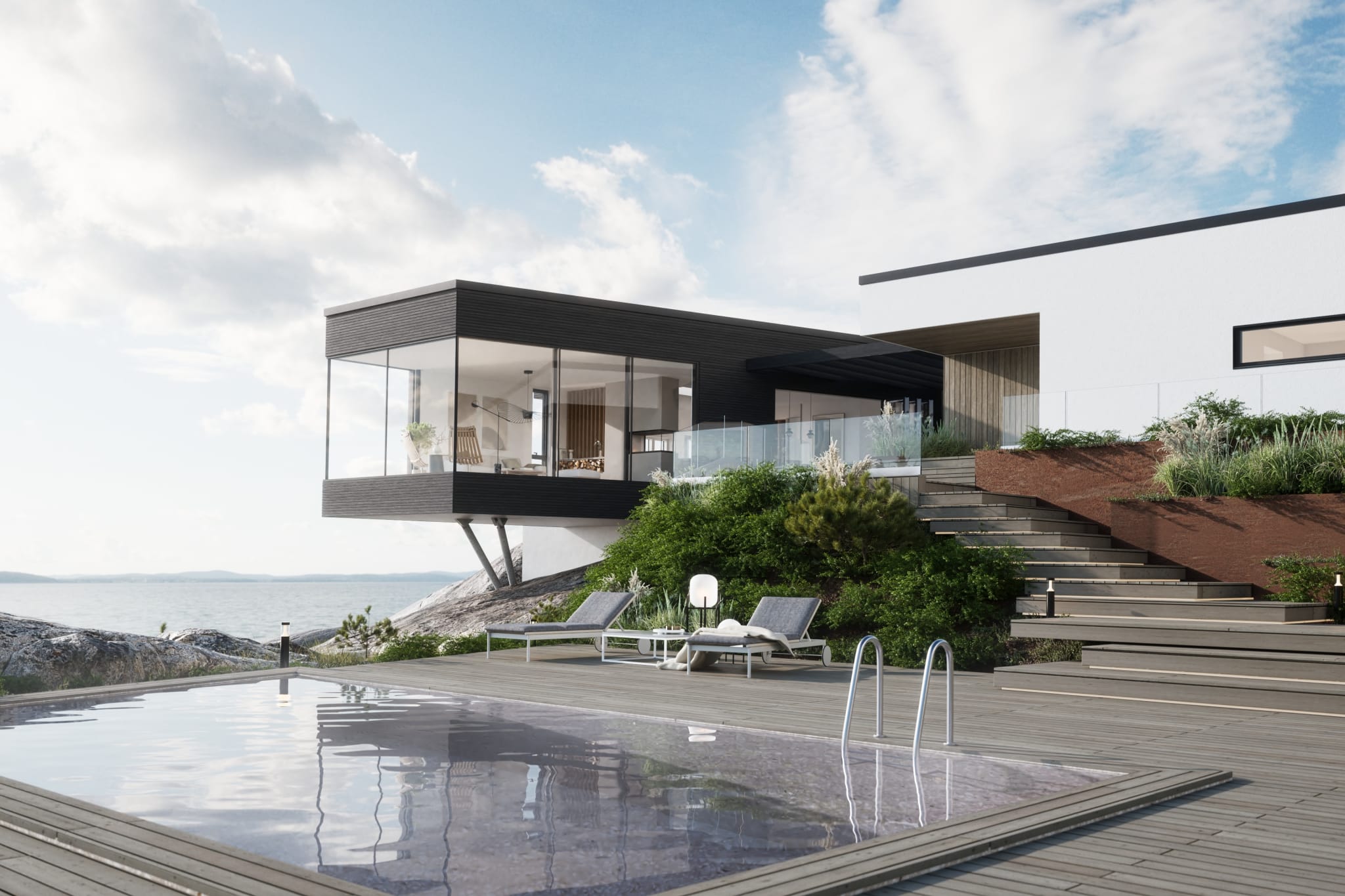 Illustrasjonsbilde frå VestlandsHus. Husmodell: Segla