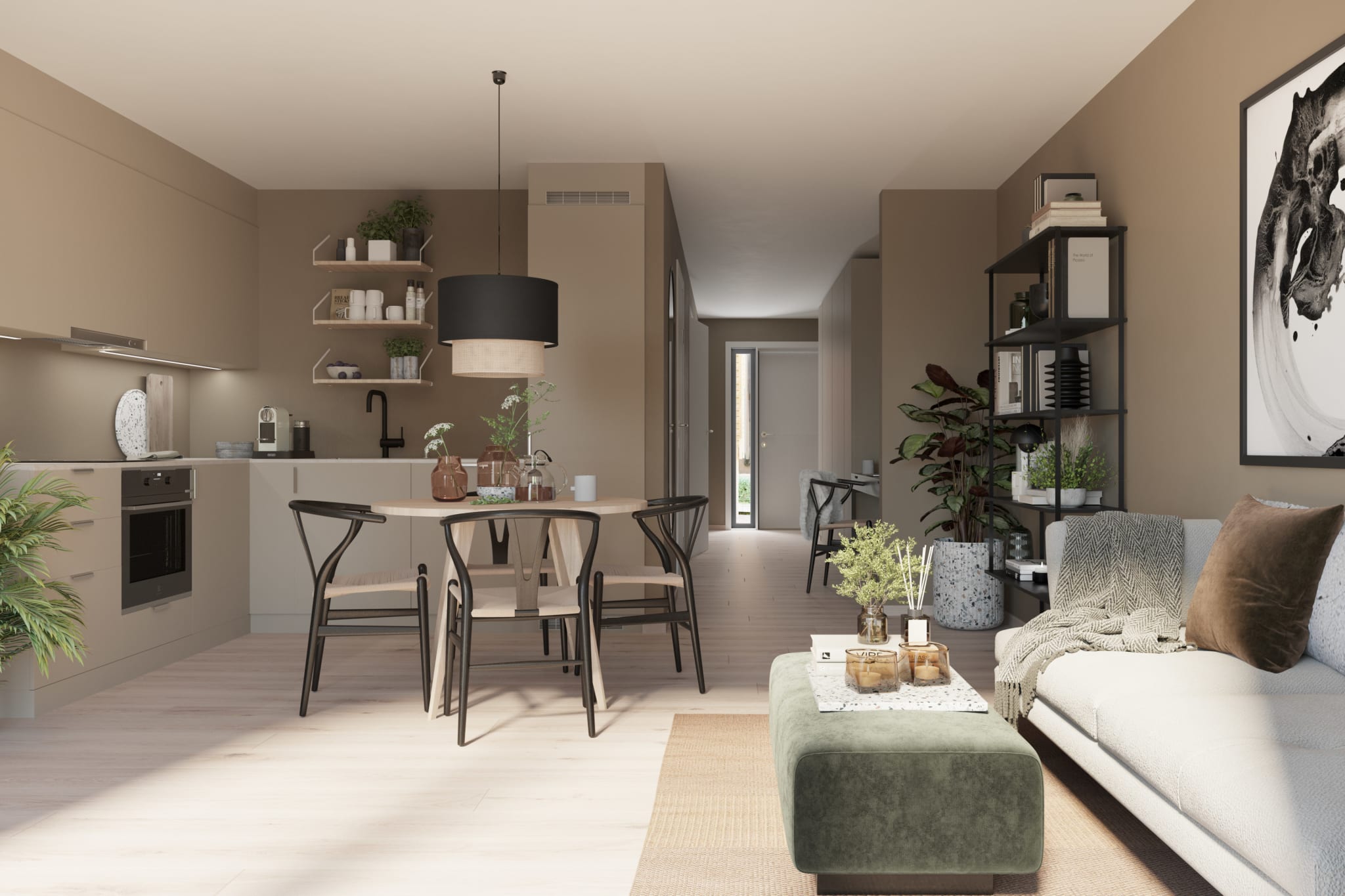 Illustrasjonsbilde fra leilighetene på Strømnesåsen 