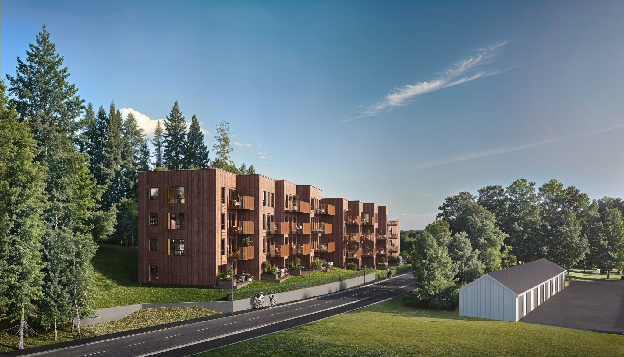 Fasade. Kun ment som illustrasjon.