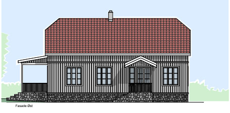 Skolestua sett fra Øst