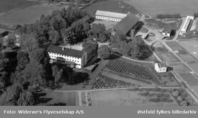 Bilde hentet fra www.digitalmuseum.no. Viser Tomb Landbruksskole i 1955. 