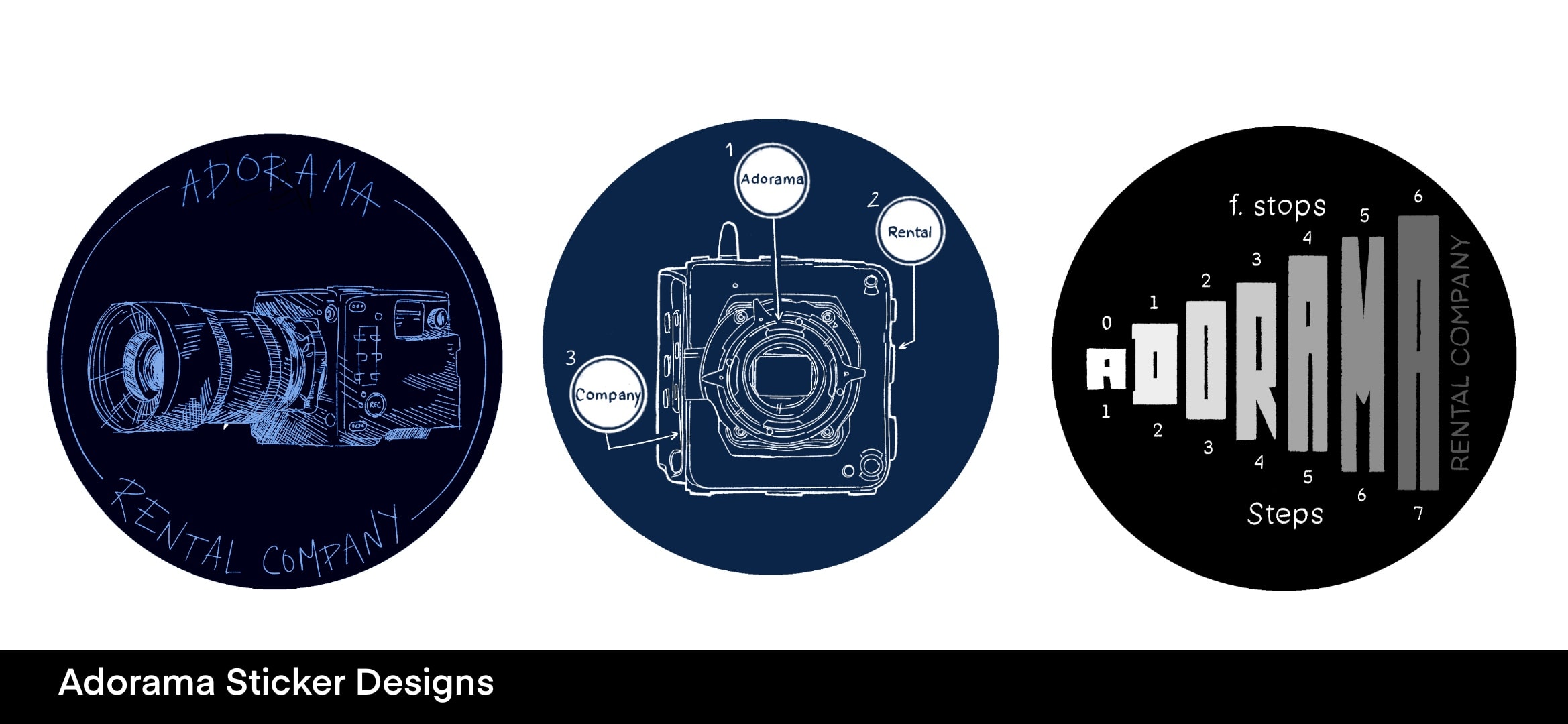 Adorama stickers design