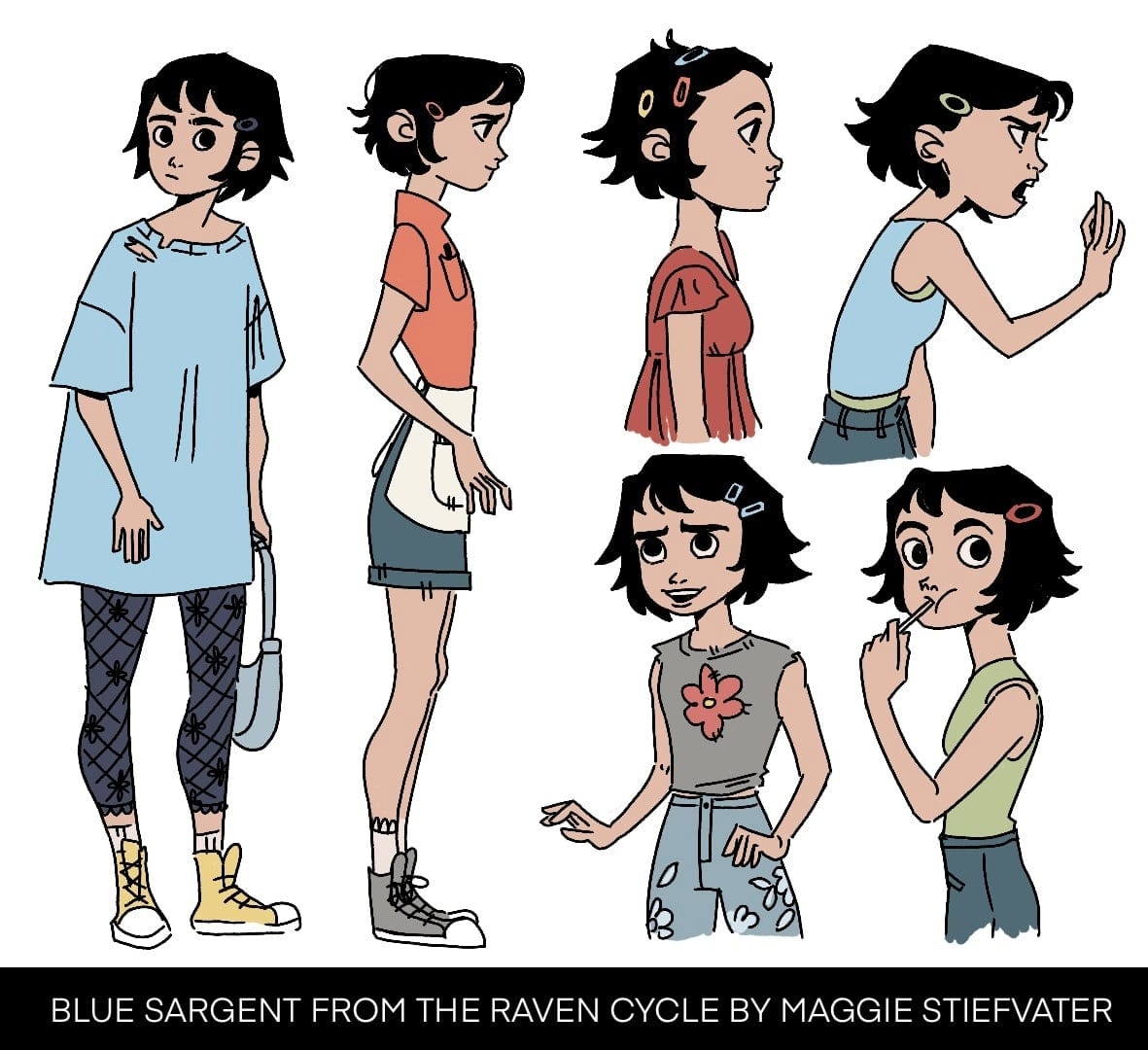 Blue Sargent illustration