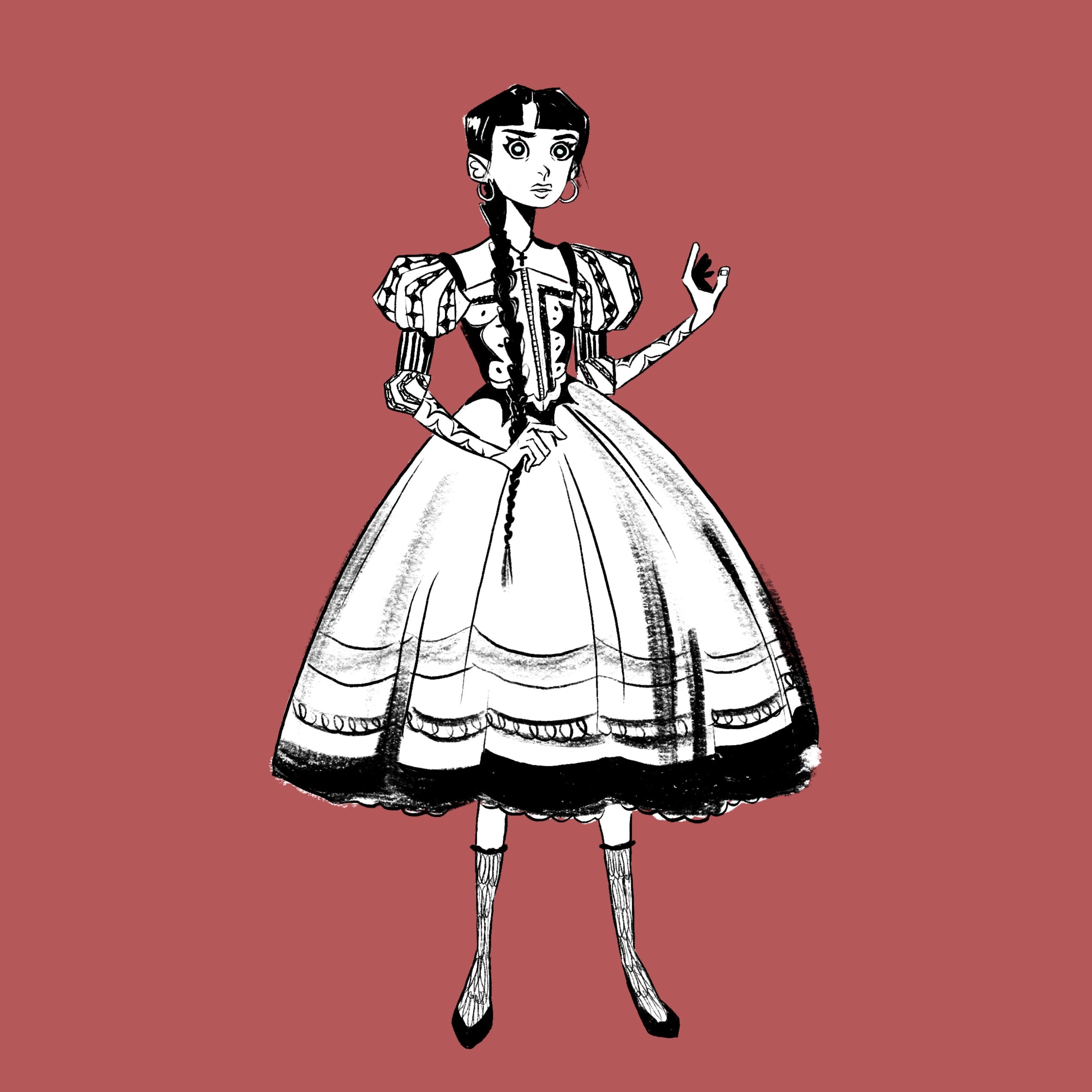 Lady illustration