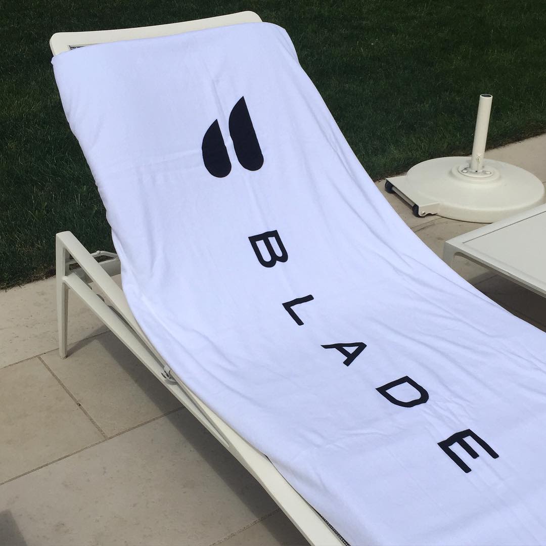 Blade beach towel