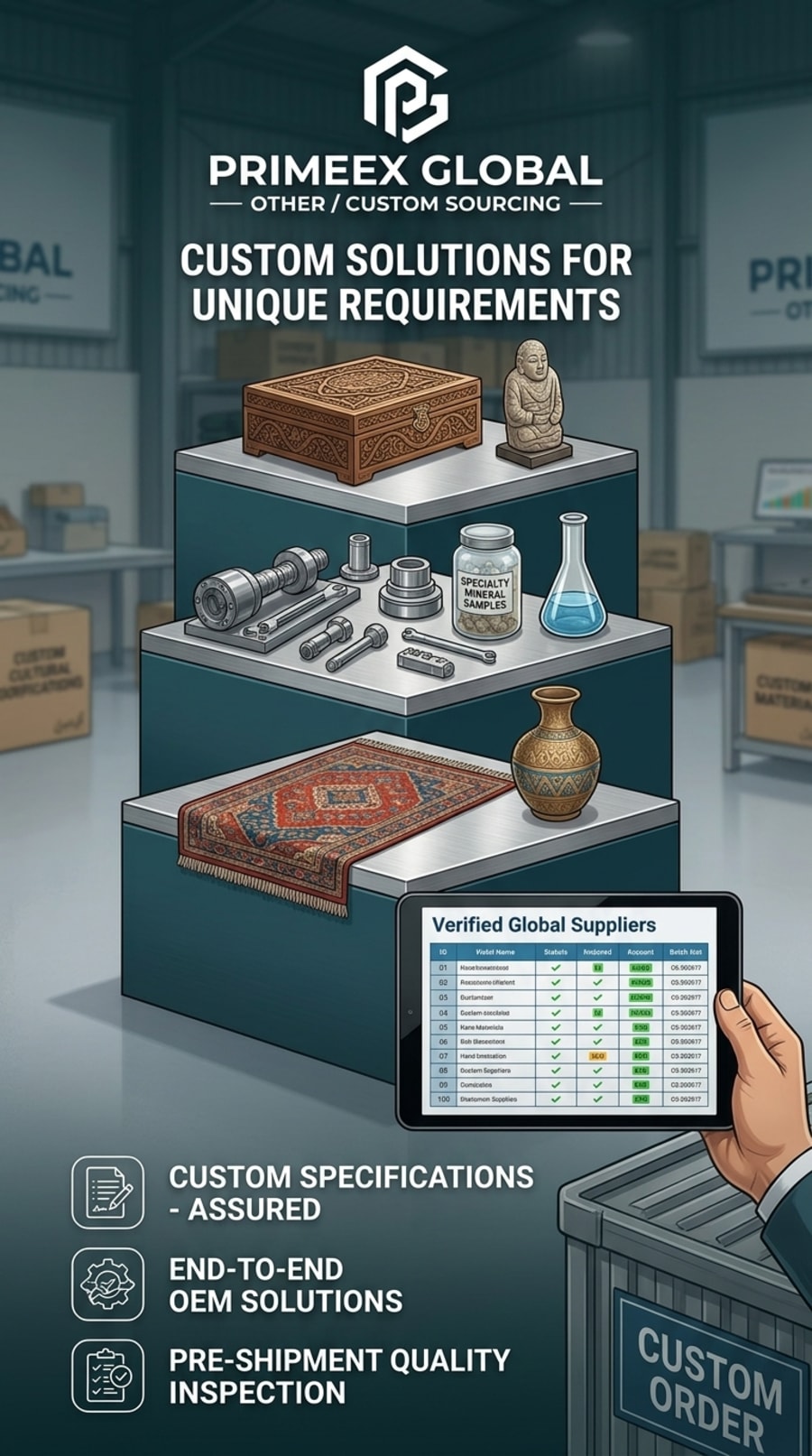 Other and custom product sourcing