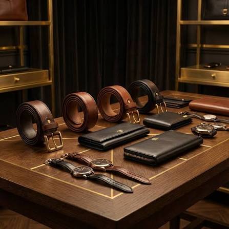 Leather belts and leather goods from Pakistan