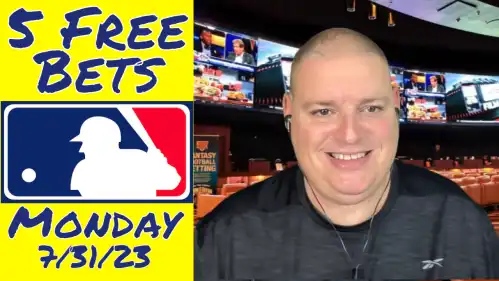 Craig's 5 Free Expert Betting Picks - Monday 7/31/23