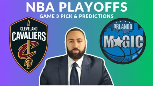 Cavaliers at Magic - Game 3 NBA Playoffs Thursday April 25th Free Pick Video