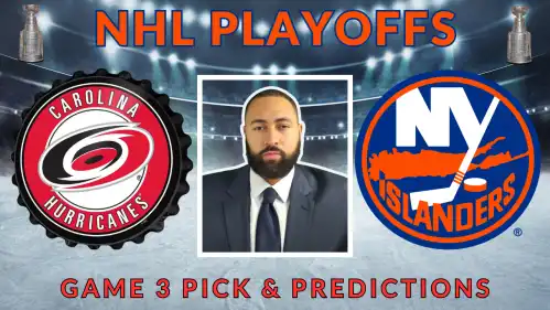 Hurricanes at Islanders - NHL Playoffs Game 3 Thursday April 25th Free Pick Video