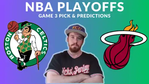 Celtics at Heat - Game 3 NBA Playoffs Saturday 4/27/24 Free Pick Video