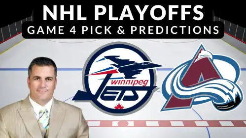 Jets at Avalanche - Game 4 NHL Playoffs Sunday 4/28/24 Free Pick Video