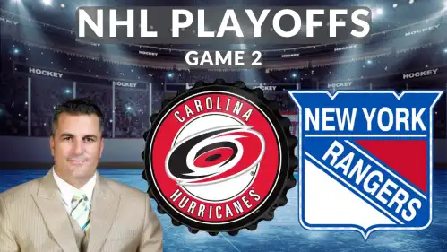 Hurricanes Vs. Rangers - Game 2 NHL Playoffs Free Pick Video Tuesday 5/7/24