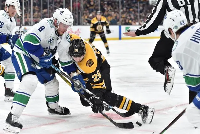 Boston Bruins at Vancouver Canucks 2/22/20 - NHL Picks & Predictions