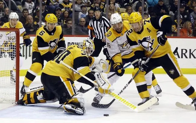 Pittsburgh Penguins at Nashville Predators 3/15/22 - NHL Picks & Predictions