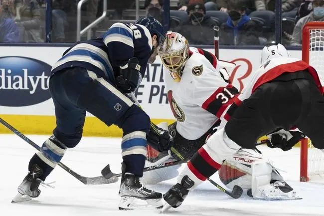 Columbus Blue Jackets at Ottawa Senators 3/16/22 - NHL Picks & Predictions