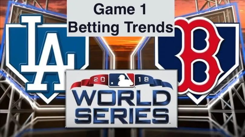 Dodgers vs Red Sox - World Series Game 1 Betting Trends