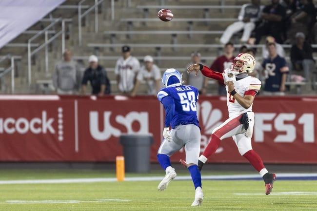 BIRMINGHAM, AL - APRIL 29: New Orleans Breakers wide receiver