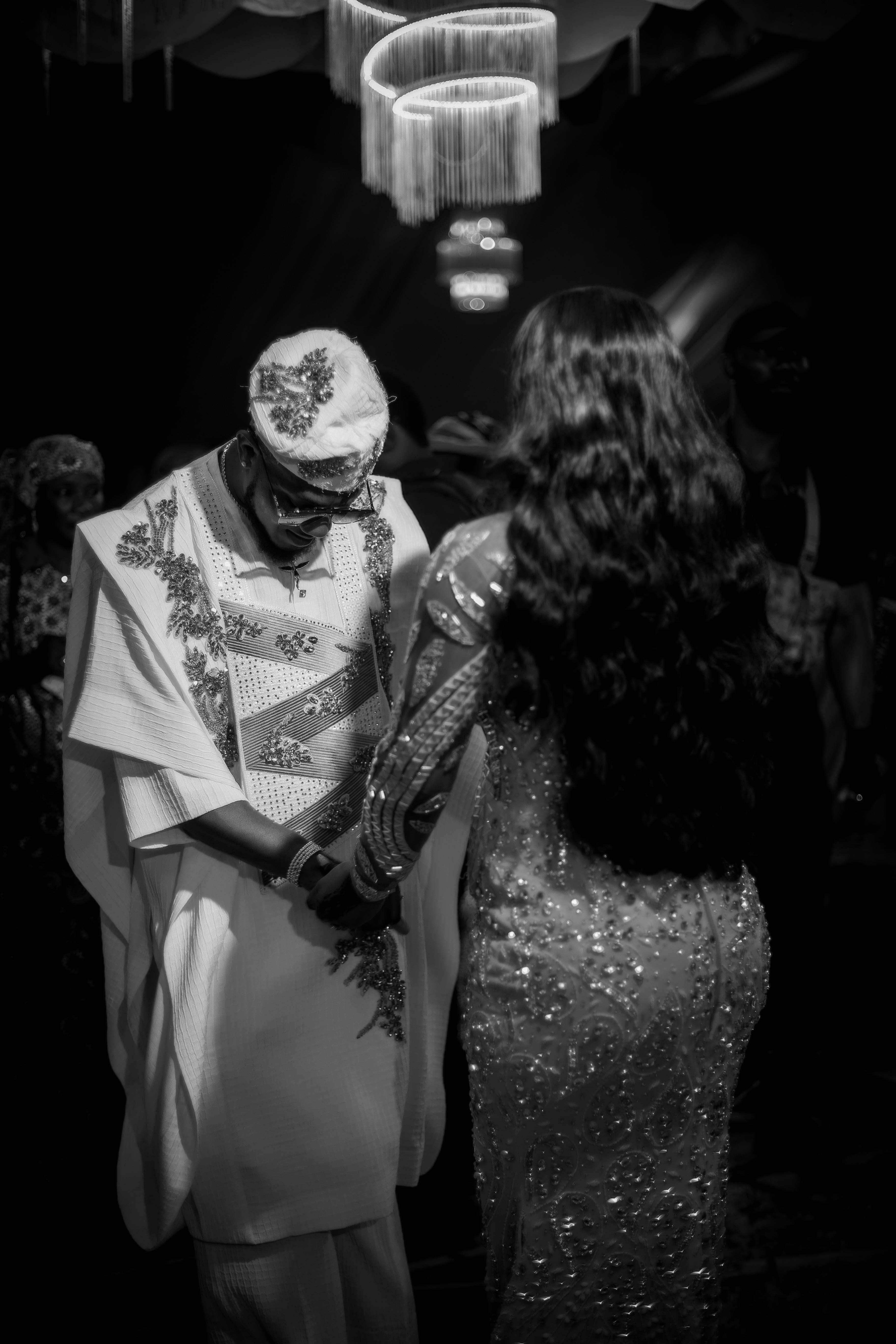 The Groom, full look, walking through doorway