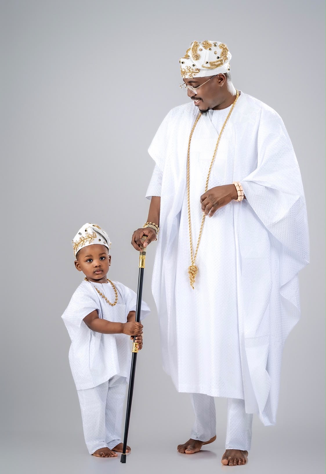 Royal Crown Fila styled for father and son