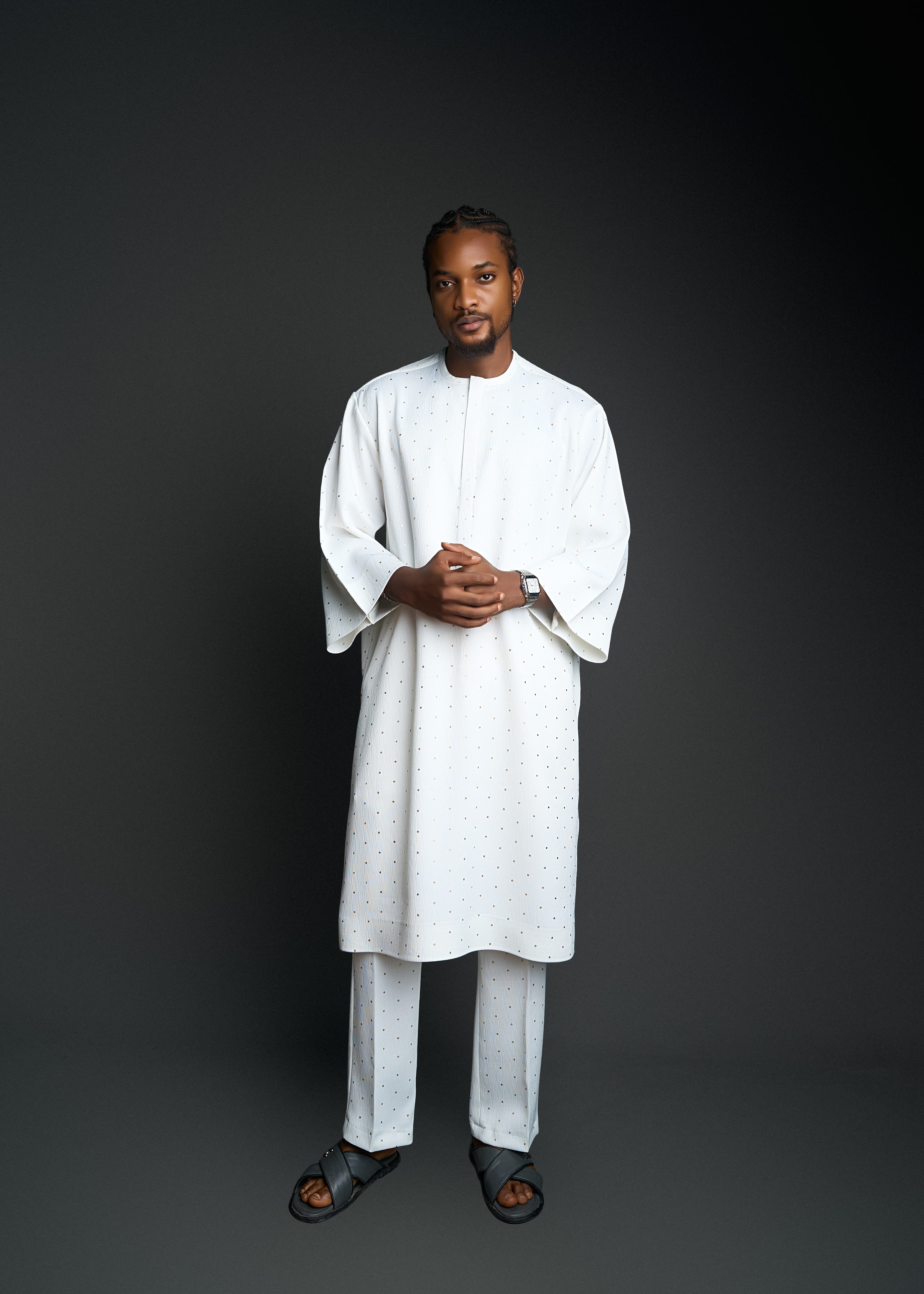 Dune Kaftan, full look, front view