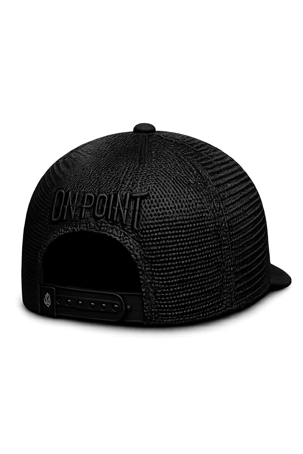 ONPOINT BLACK Signature Trucker Cap, back view