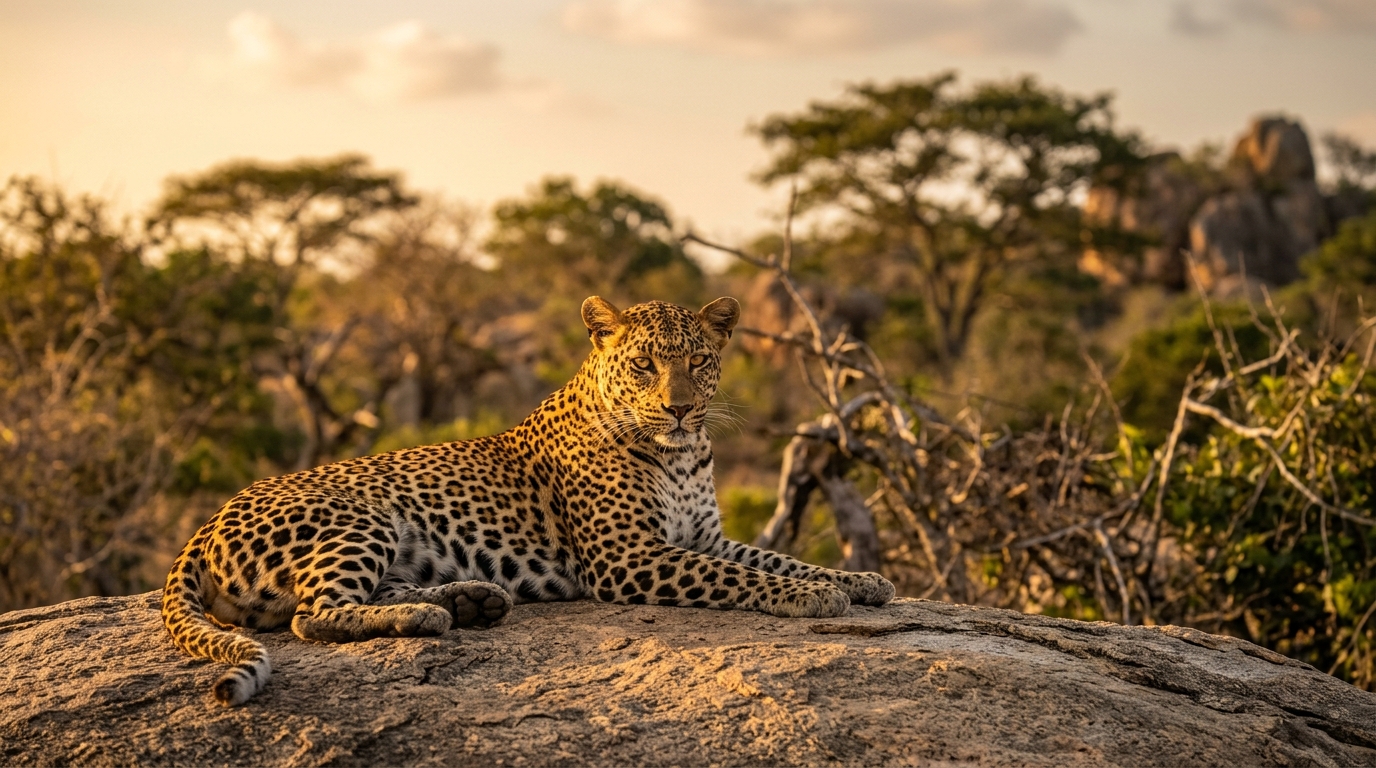Sri Lankan Leopard in Yala National Park