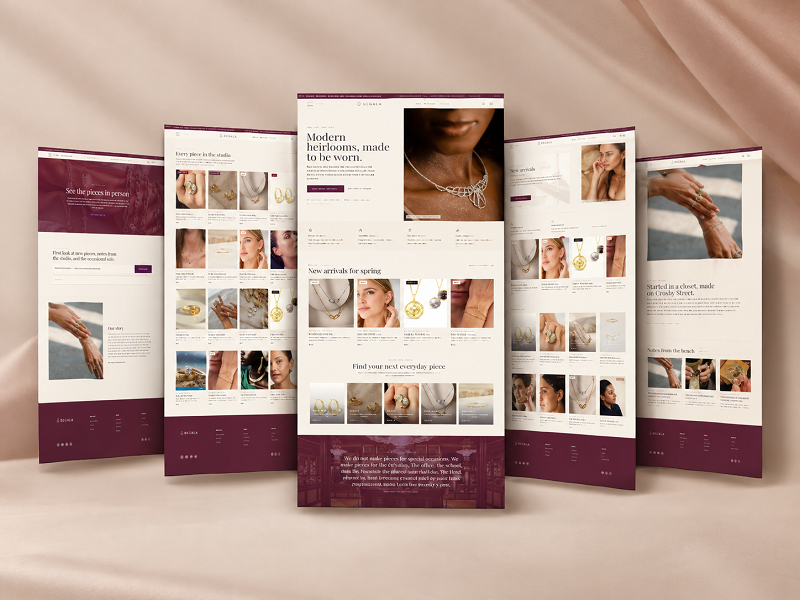 Aurora — Fine Jewelry website by LULI