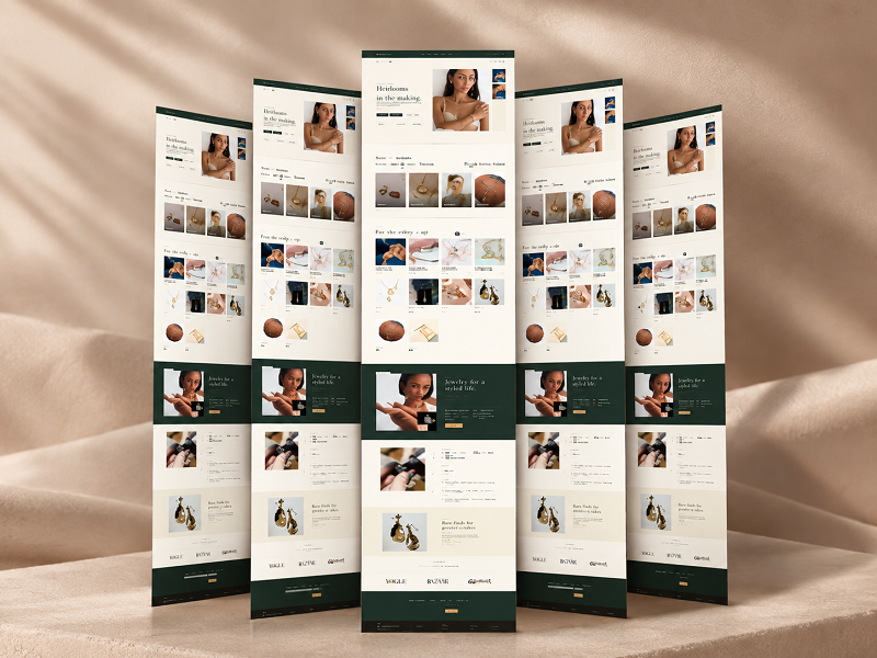 Aurelle — Fine Jewelry website by LULI