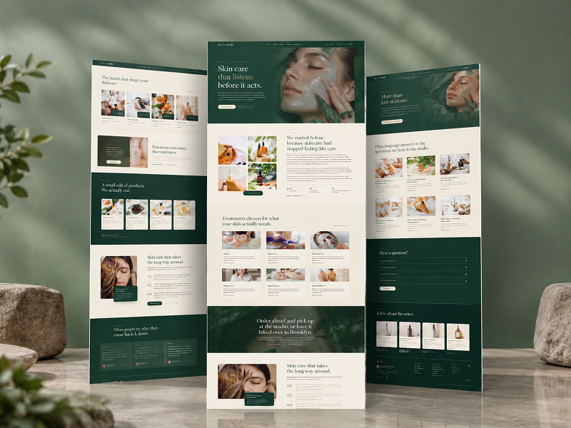 Halia — Skin · Dermatology Studio website by LULI