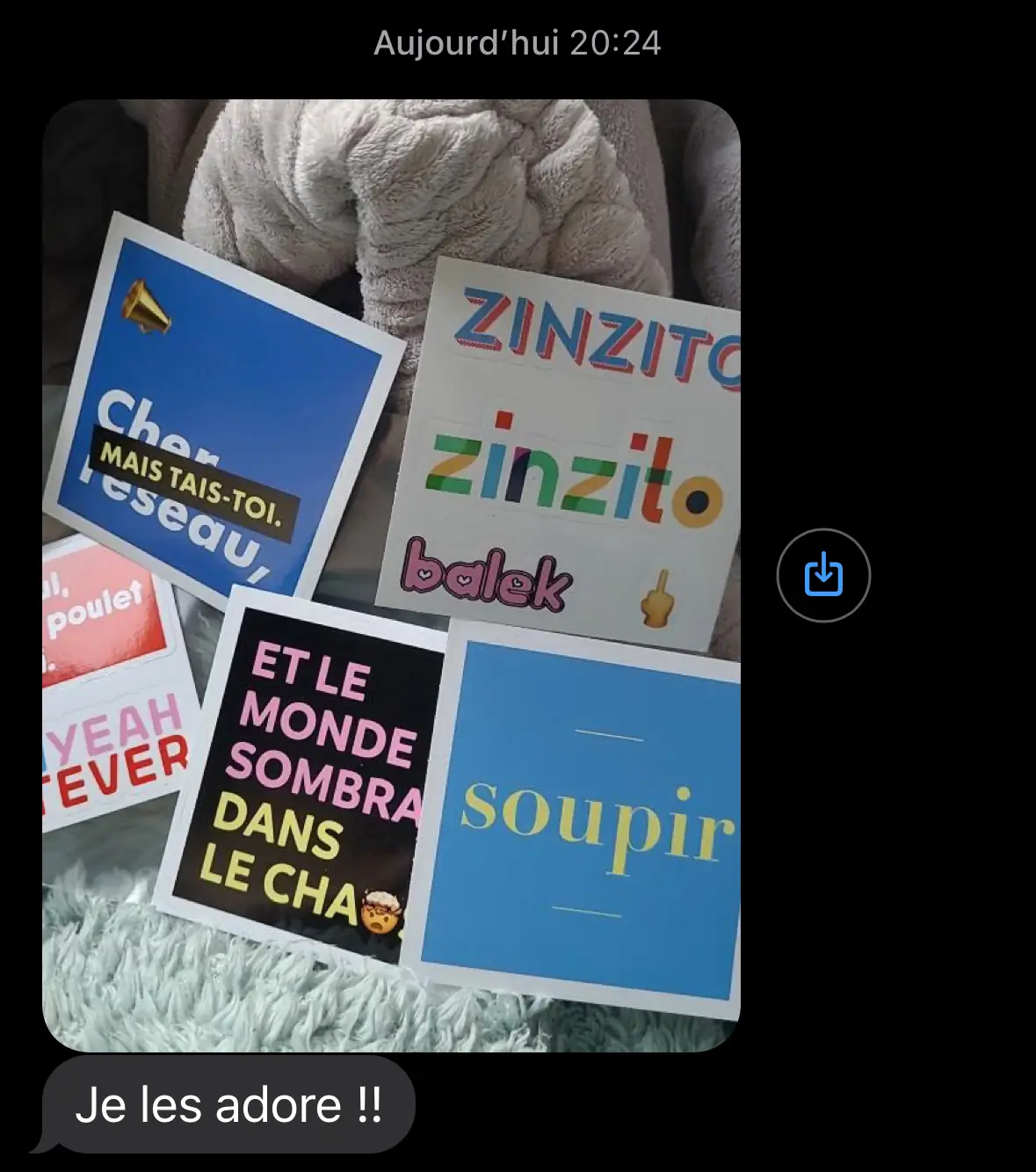 Je les adore