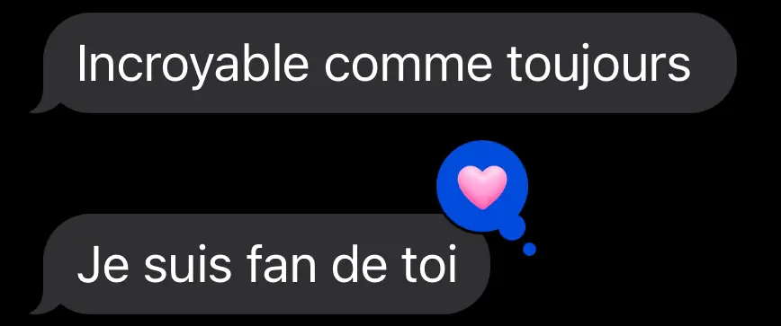 Je suis fan de toi