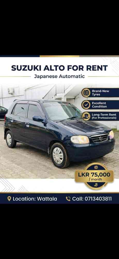 Suzuki alto auto for rent
