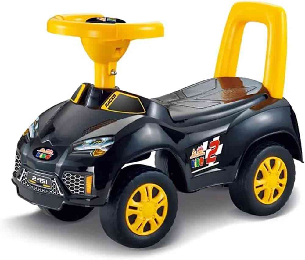 Batman kids pushing car