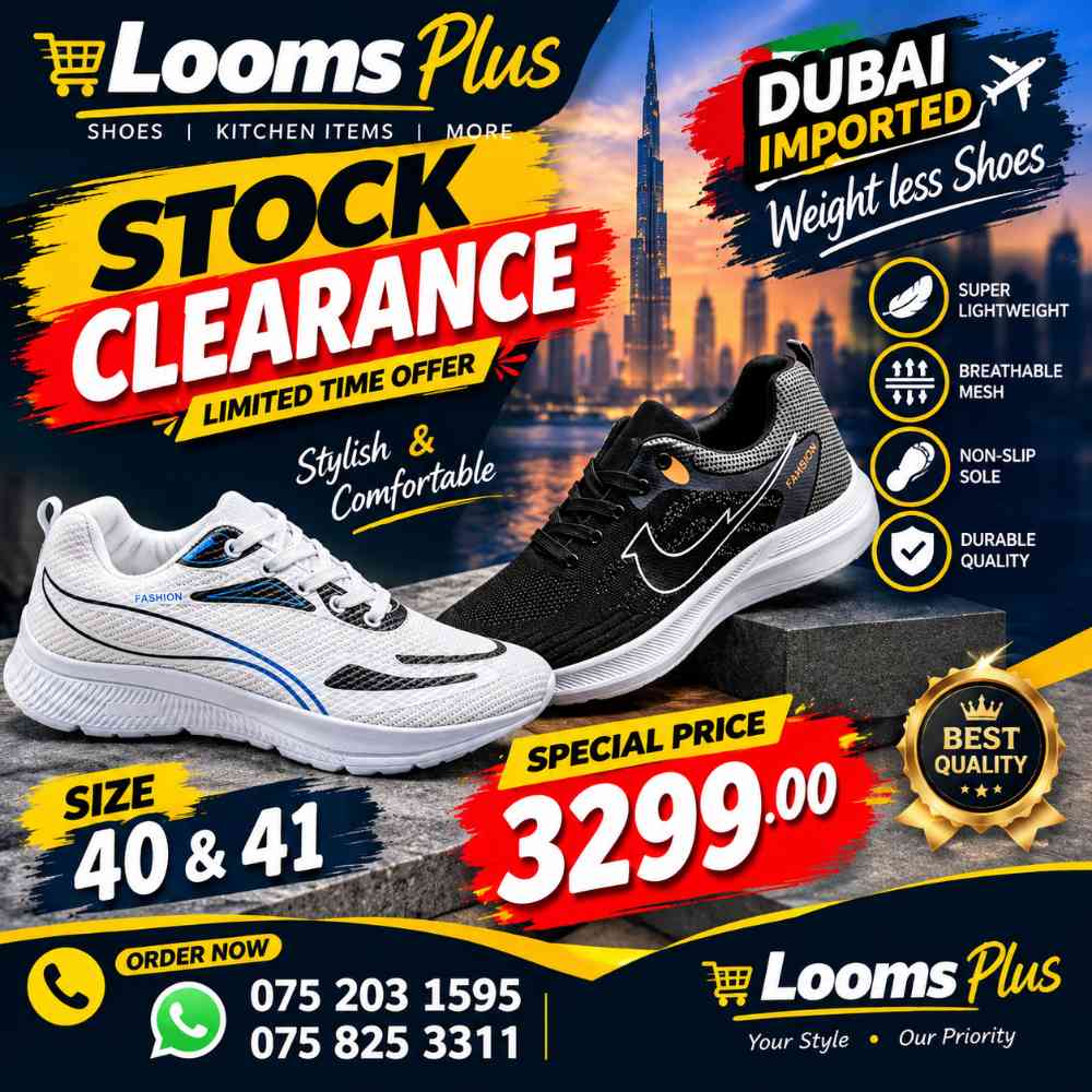 Dubai imported weight less shoes clearance sale