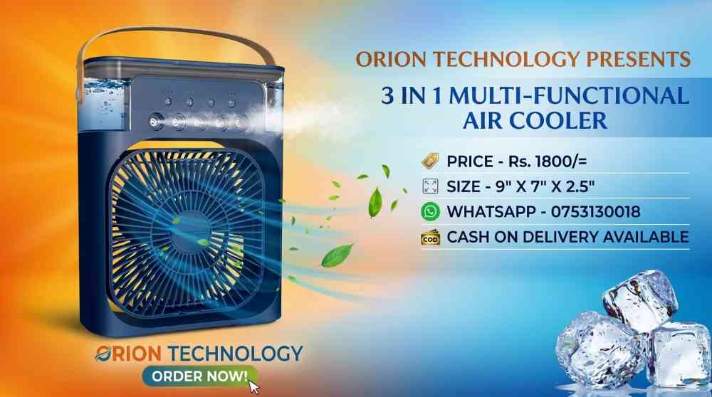 3-in-1 Multi-functional mini air cooler
