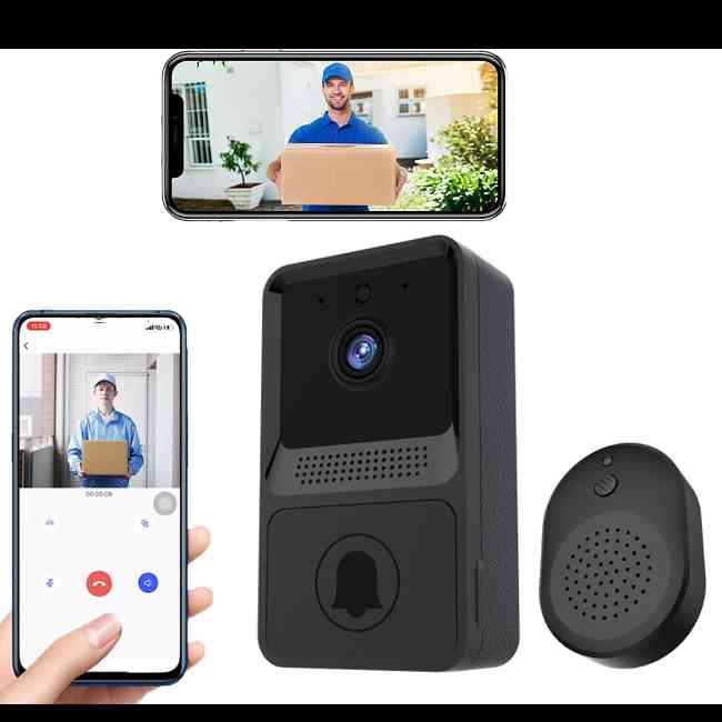 Wireless doorbell wifi camera