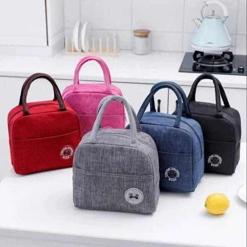 Waterproof canvas lunch bag