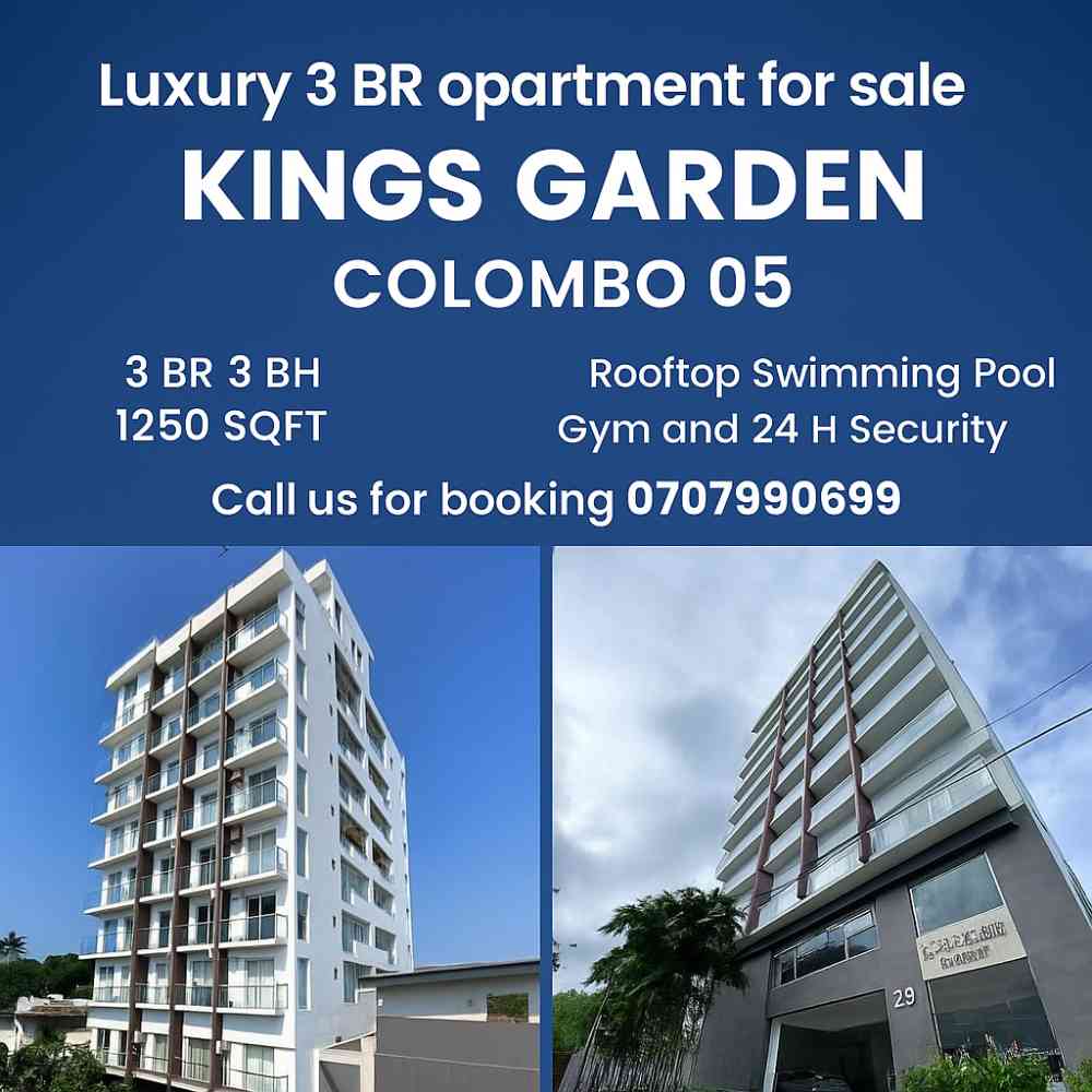 3 BR apartment  for sale in colombo 05