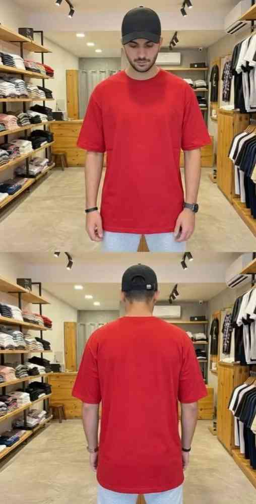 New arrival oversized unisex plain t-shirt