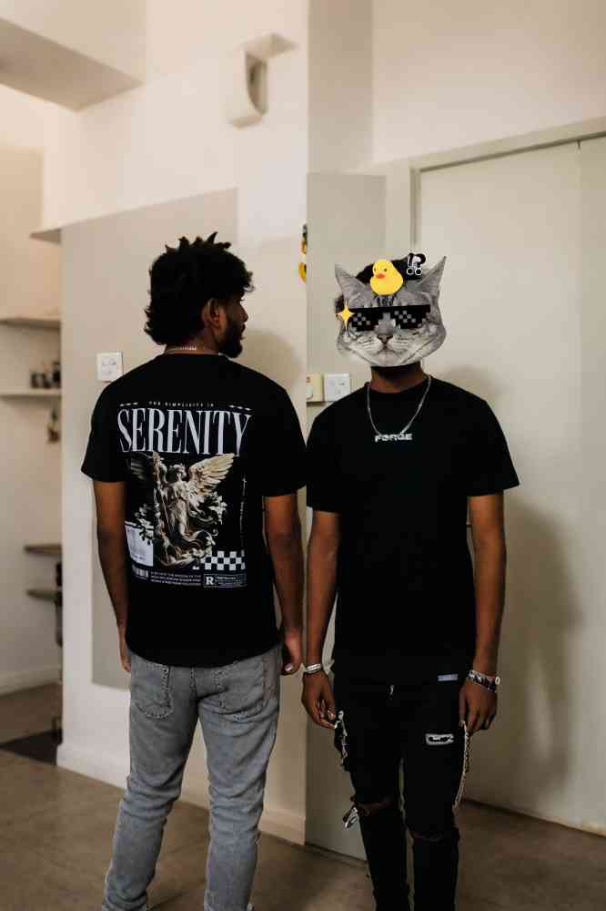 DTF printed t-shirts