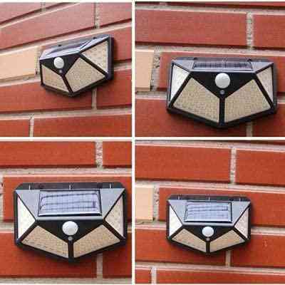 100 LED Solar wall light with motion sensor