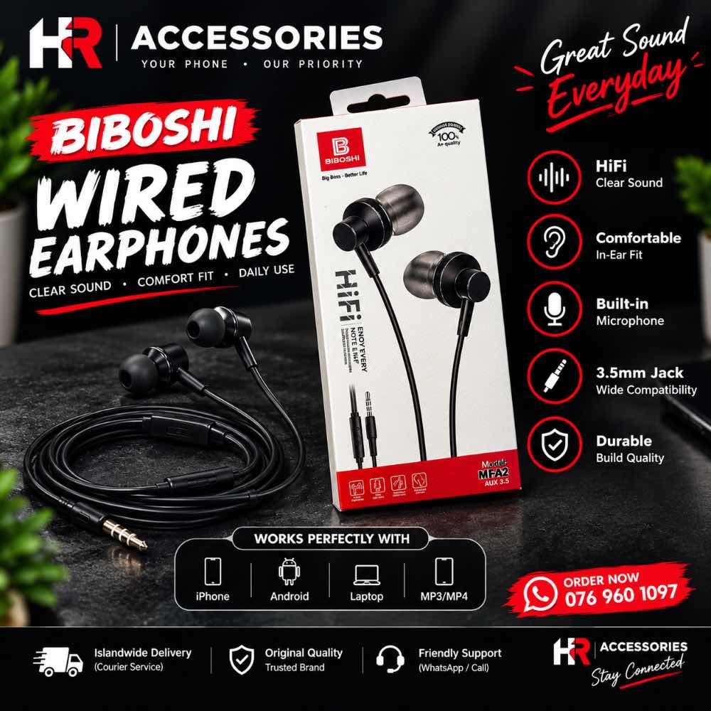 Biboshi HiFi wired earphones