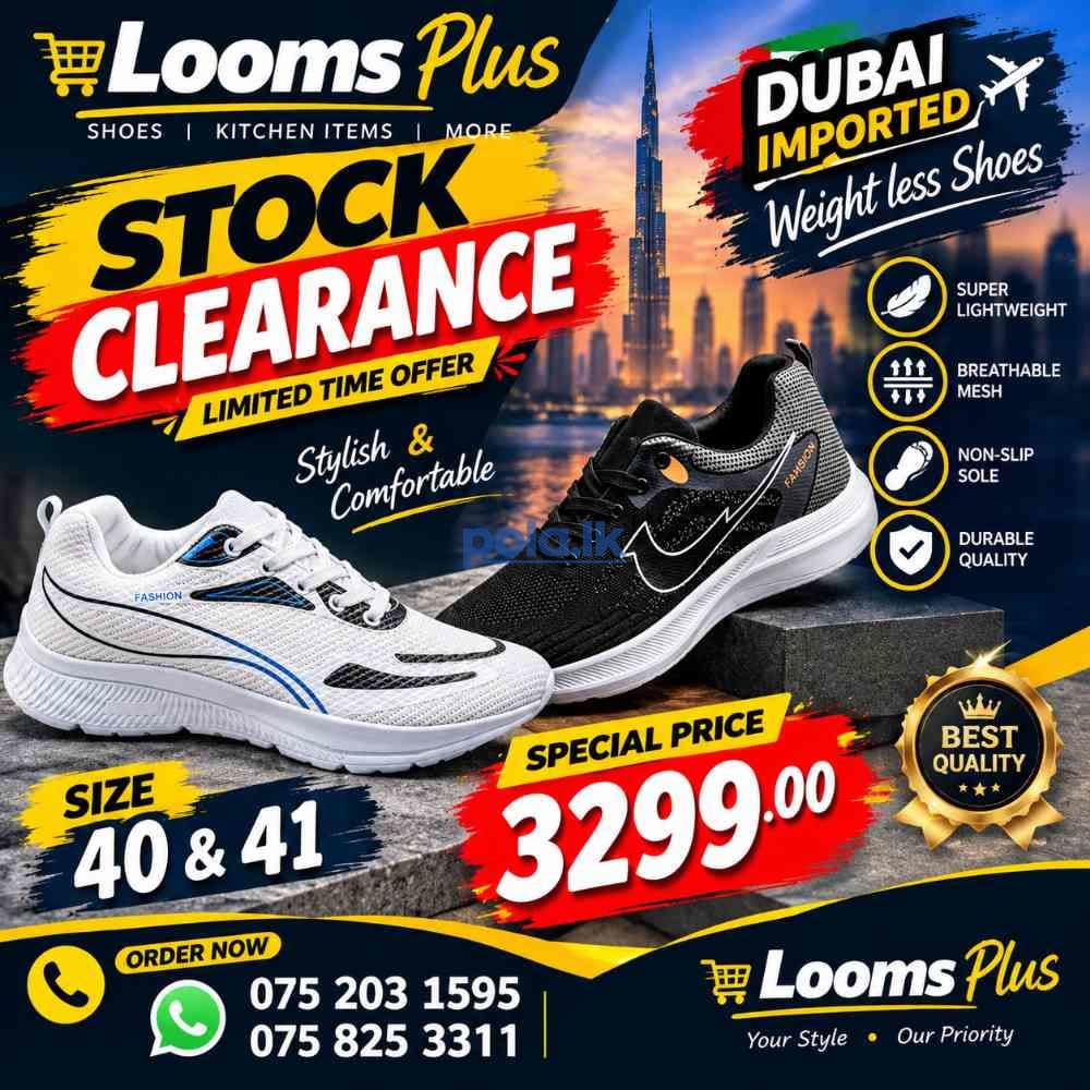 Dubai imported weight less shoes clearance sale - photo 1