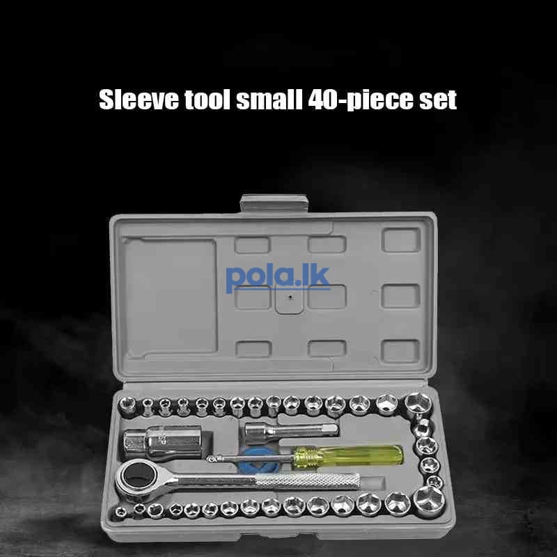 40 Pcs combination socket wrench set - photo 1
