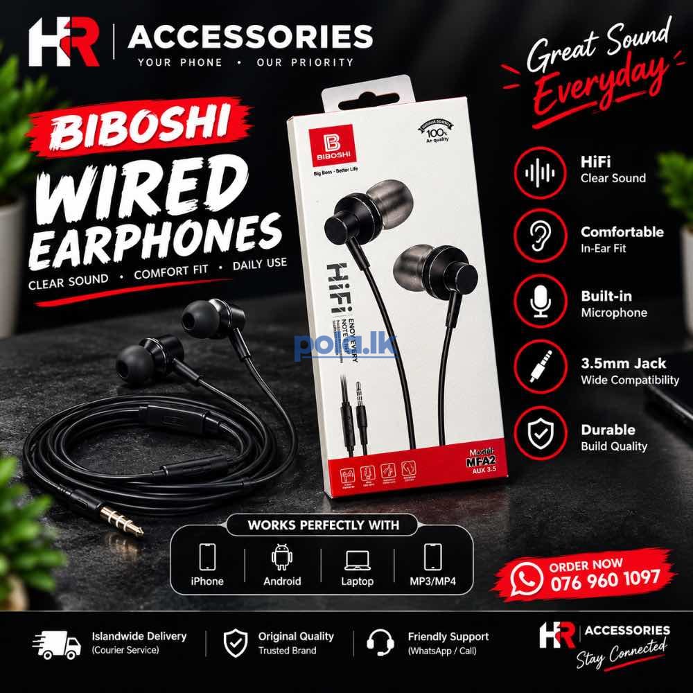 Biboshi HiFi wired earphones - photo 1