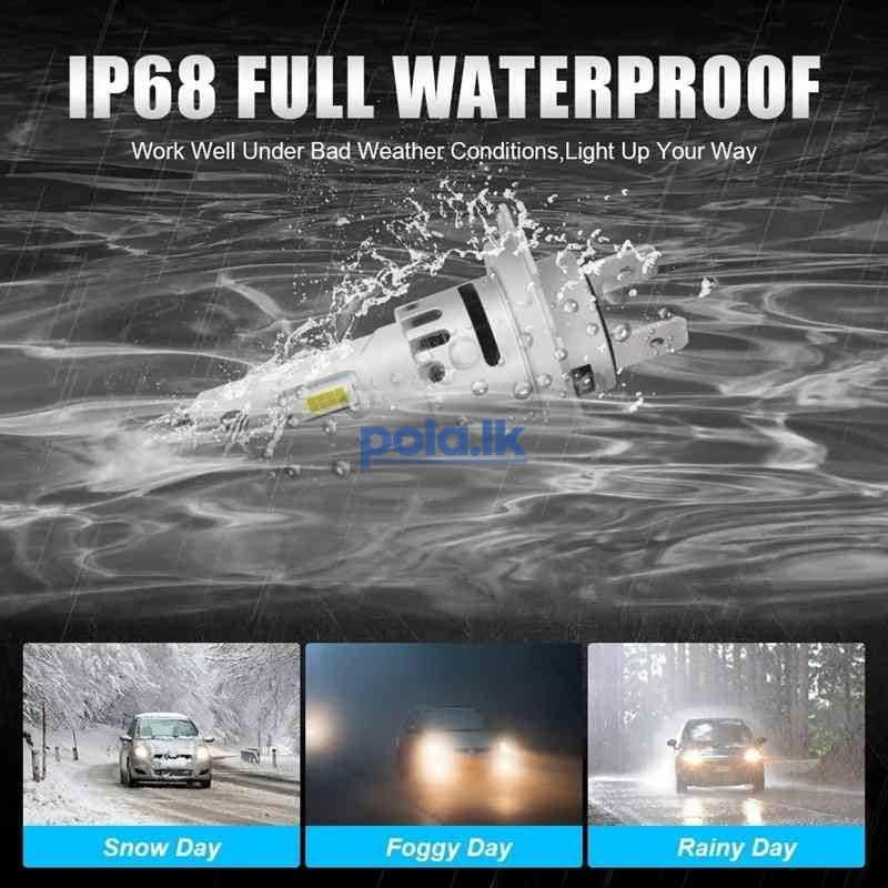 H7 LED Headlight bulb wireless canbus 20000LM 80W - photo 8