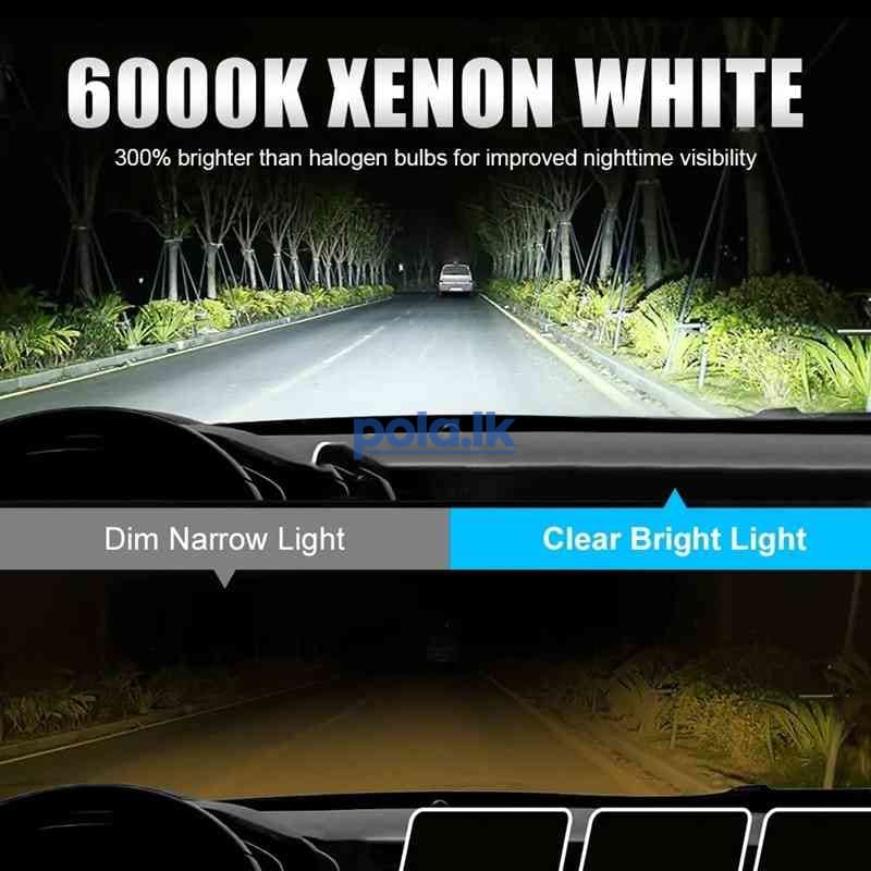 H7 LED Headlight bulb wireless canbus 20000LM 80W - photo 7