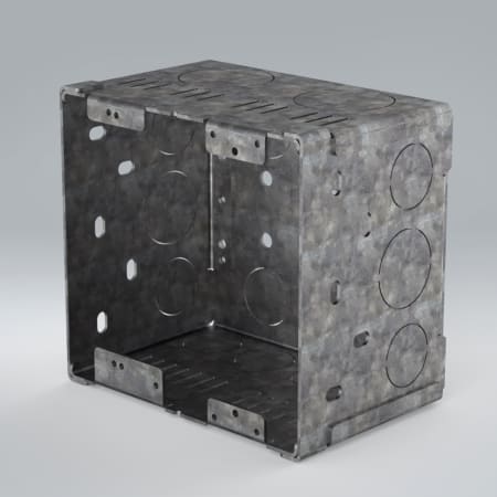 Metal backbox - 2g